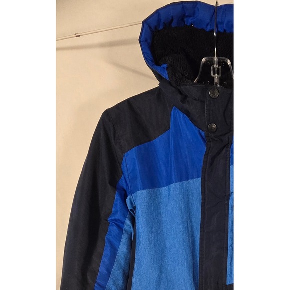 Zero Exposure Youth Ski Snowboard Jacket Blue‎ Black Hooded Winter Size 18/20 - Picture 3 of 14